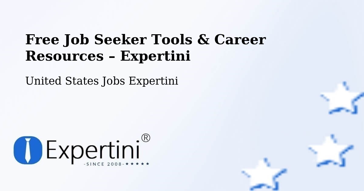 Free Job Seeker Tools & Career Resources – Enterprise - Enterprise, United States Jobs Expertini